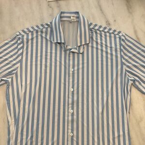 Men's State & Liberty Athletic Short Sleeve Button Down - XL